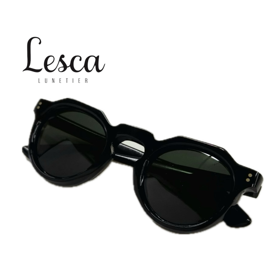 【Lesca lunetier】　【Vintage サングラス CROWN PANT クラウンパント ブラック】 メンズのファッション小物(サングラス/メガネ)の商品写真