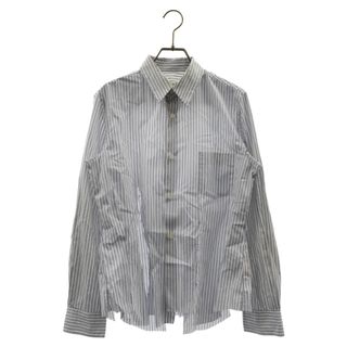 コムデギャルソン(COMME des GARCONS)のCOMME des GARCONS コムデギャルソン 15SS スリットデザイン ストライプ 長袖シャツ ブルー GO-B007(シャツ)