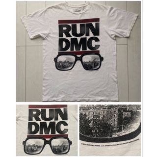 ラップミュージシャン(RAP MUSICIAN)のRUN DMC ランディーエムシー rap tees white 2010 XL(Tシャツ/カットソー(半袖/袖なし))