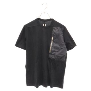 Rick Owens リックオウエンス 21SS S/S POCKET LEVEL TEE OYSTER Tシャツ カットソー 半袖 ポケット RU21S6260-JAND ブラック