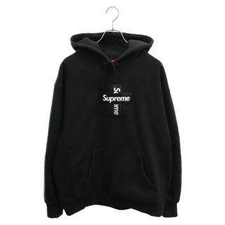 シュプリーム(Supreme)のSUPREME シュプリーム 20AW Cross Box Logo Hooded Sweatshirt Black クロス ボックス ロゴ フーディー パーカー ブラック(パーカー)