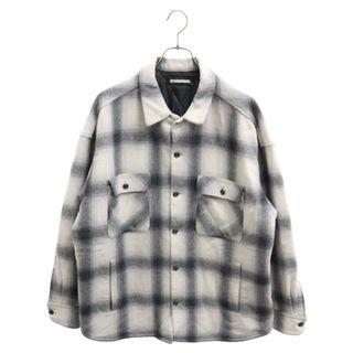 NEIGHBORHOOD - NEIGHBORHOOD ネイバーフッド 21AW EL BARRO W-SHIRT LS ウールチェック長袖キルティングシャツグレー 212SINH-SHM02