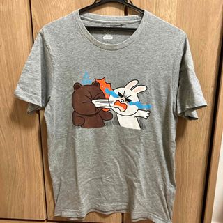 ユニクロ(UNIQLO)のユニクロ Tシャツ コニー ブラウン M(Tシャツ/カットソー(半袖/袖なし))