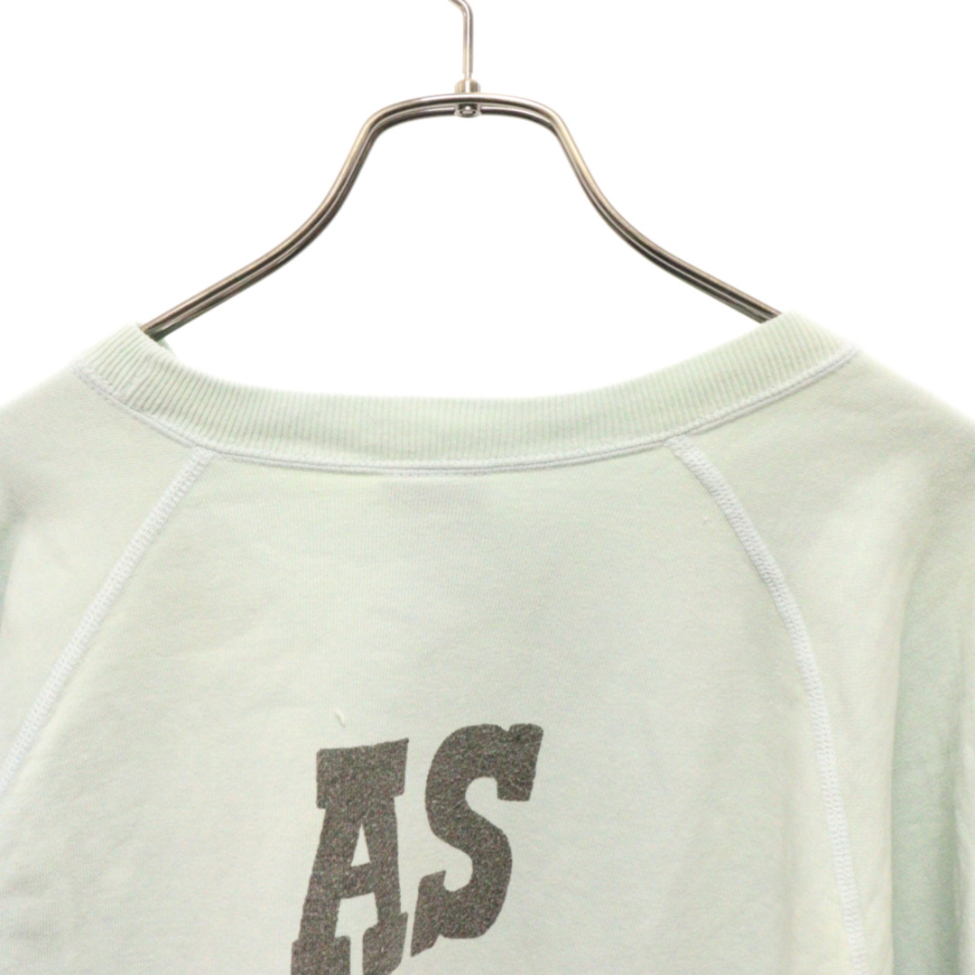 SAINT MICHAEL セントマイケル 23AW JESUS CREW NECK SWEAT SM-A23-0000-024 プリント クルーネックスウェットシャツ トレーナー ブルー メンズのトップス(スウェット)の商品写真