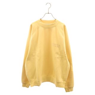 FOG Essentials エフオージー エッセンシャルズ Tan Cotton Sweatshirt タンコットン スウェットシャツ フロントロゴ イエロー(スウェット)