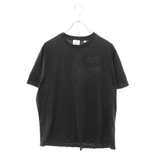 BURBERRY - BURBERRY バーバリー 21AW RONIN サークルロゴ 刺繍 半袖Tシャツ カットソー ブラック 8042232