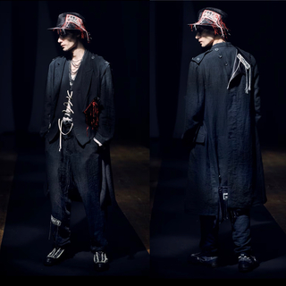 Yohji Yamamoto - 【試着のみ】21-22SS ヨウジオム 多ボタンデザインジャケット トリアセ