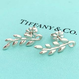 ティファニー(Tiffany & Co.)の美品 TIFFANY&Co. オリーブリーフ クライマー ピアス dv1(ピアス)