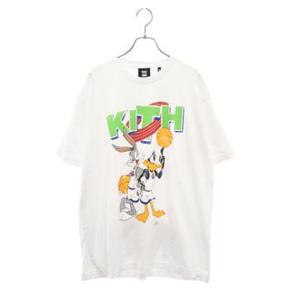 KITH キス 20SS x Looney Tunes KithJam Vintage Tee × ルーニー トゥーンズ キスジャム ヴィンテージ加工 半袖Tシャツ カットソー ホワイト(Tシャツ/カットソー(半袖/袖なし))