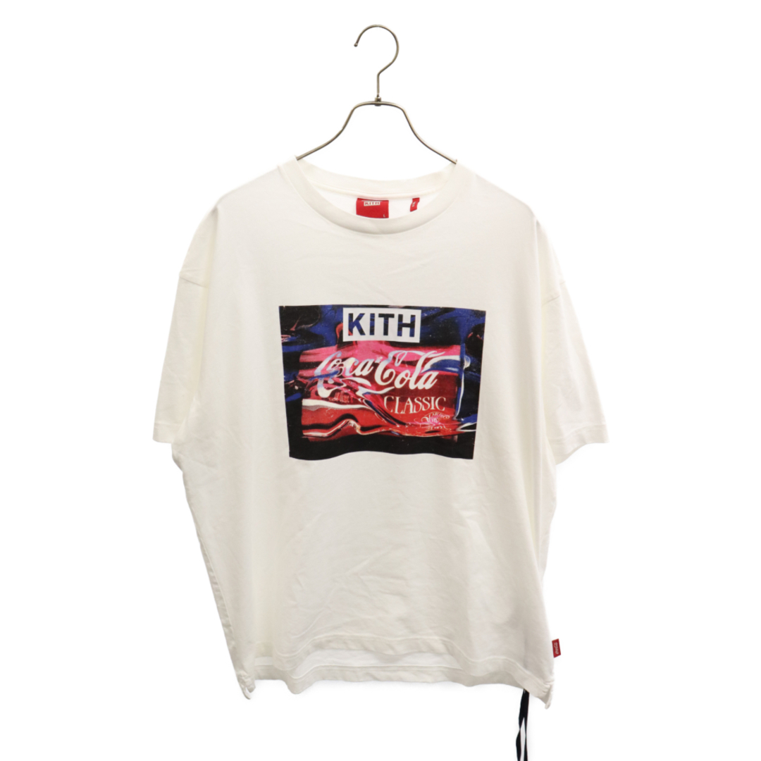 KITH キス ×COCA・COLA WATER VINTAGE TEE × コカ・コーラ ウォーター ヴィンテージ加工 半袖Tシャツ カットソー ホワイト メンズのトップス(Tシャツ/カットソー(半袖/袖なし))の商品写真