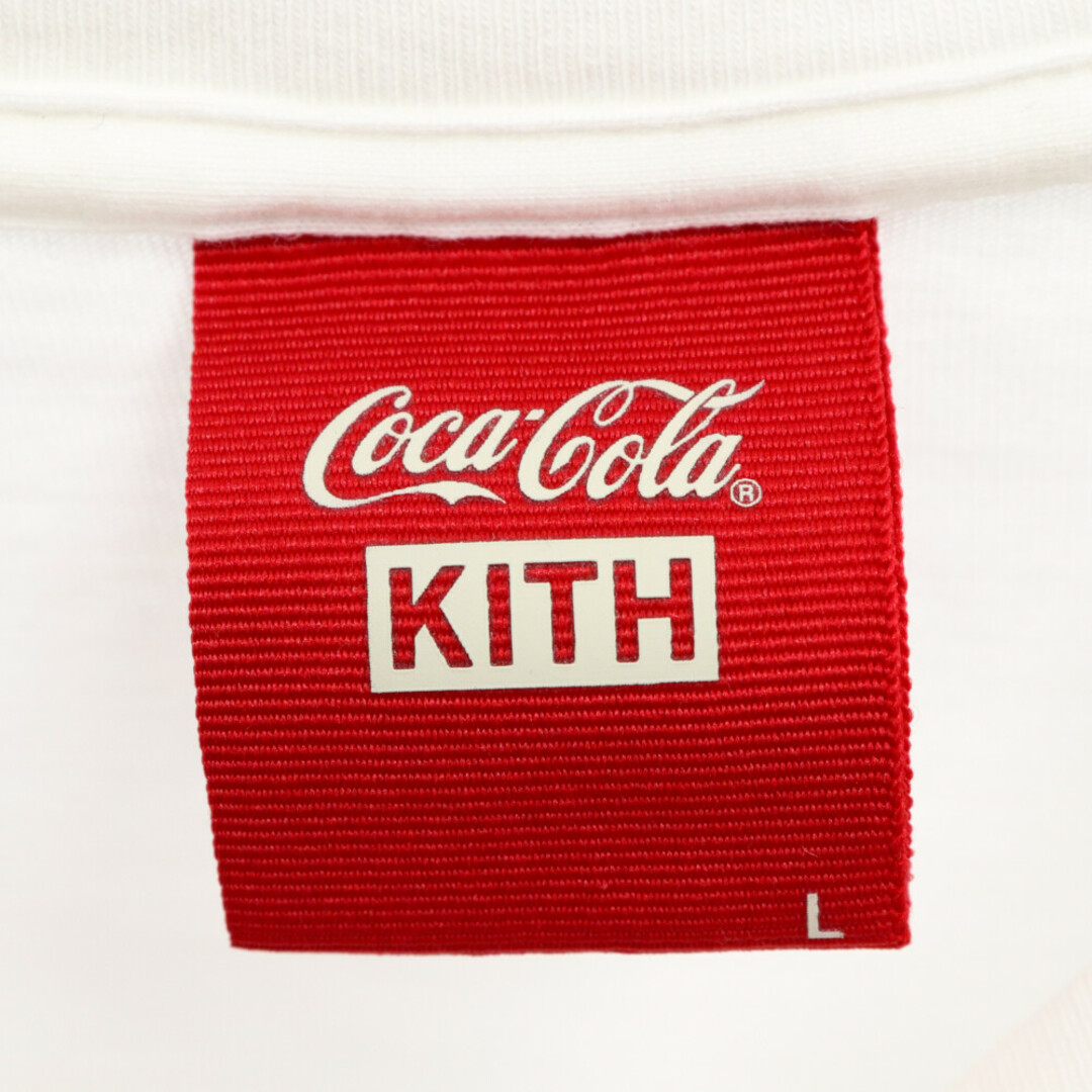 KITH キス ×COCA・COLA WATER VINTAGE TEE × コカ・コーラ ウォーター ヴィンテージ加工 半袖Tシャツ カットソー ホワイト メンズのトップス(Tシャツ/カットソー(半袖/袖なし))の商品写真