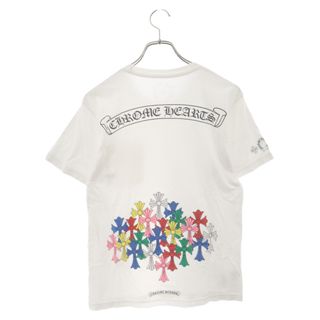 クロムハーツ(Chrome Hearts)のCHROME HEARTS クロムハーツ MLTCOL CEM CRS T-SHRT マルチセメタリークロスプリント 半袖Tシャツ カットソー ホワイト(Tシャツ/カットソー(半袖/袖なし))