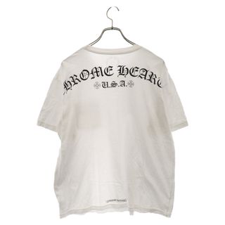 クロムハーツ(Chrome Hearts)のCHROME HEARTS クロムハーツ CH ARCH USA BACK PRINT S/S TEE CHアーチロゴ バックプリントロゴ 半袖Tシャツ カットソー ホワイト(Tシャツ/カットソー(半袖/袖なし))