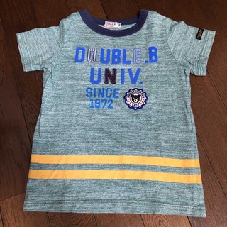 ダブルビー(DOUBLE.B)の美品⭐︎日本製　DOUBLE.B ダブルビー ミキハウス　Tシャツ　100(Tシャツ/カットソー)