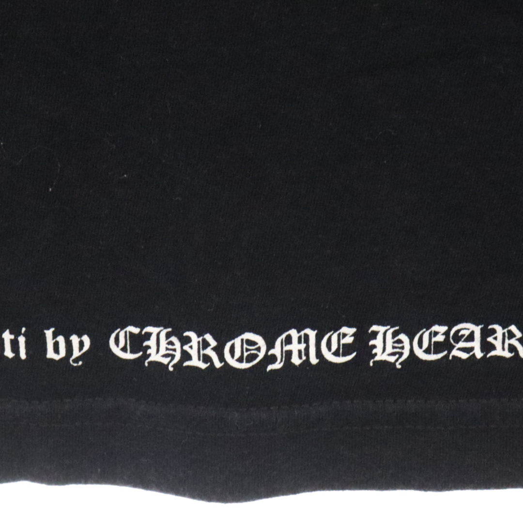 Chrome Hearts(クロムハーツ)のCHROME HEARTS クロムハーツ FOTI S/S TEE フォティ マハリア ロゴプリント半袖Tシャツ ブラック メンズのトップス(Tシャツ/カットソー(半袖/袖なし))の商品写真