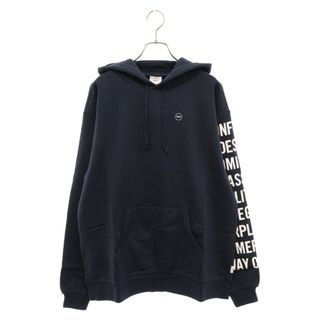 ダブルタップス(W)taps)のWTAPS ダブルタップス 18AW SCREEN SWEAT HOODIE スクリーンプリント プルオーバー スウェット パーカー ネイビー 182ATDT-HP02S(パーカー)