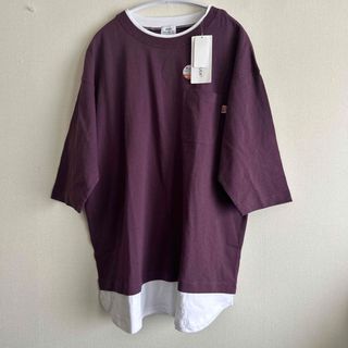 coen - 新品　コーエン　Coen  USA cotton  レイヤード七分Tシャツ