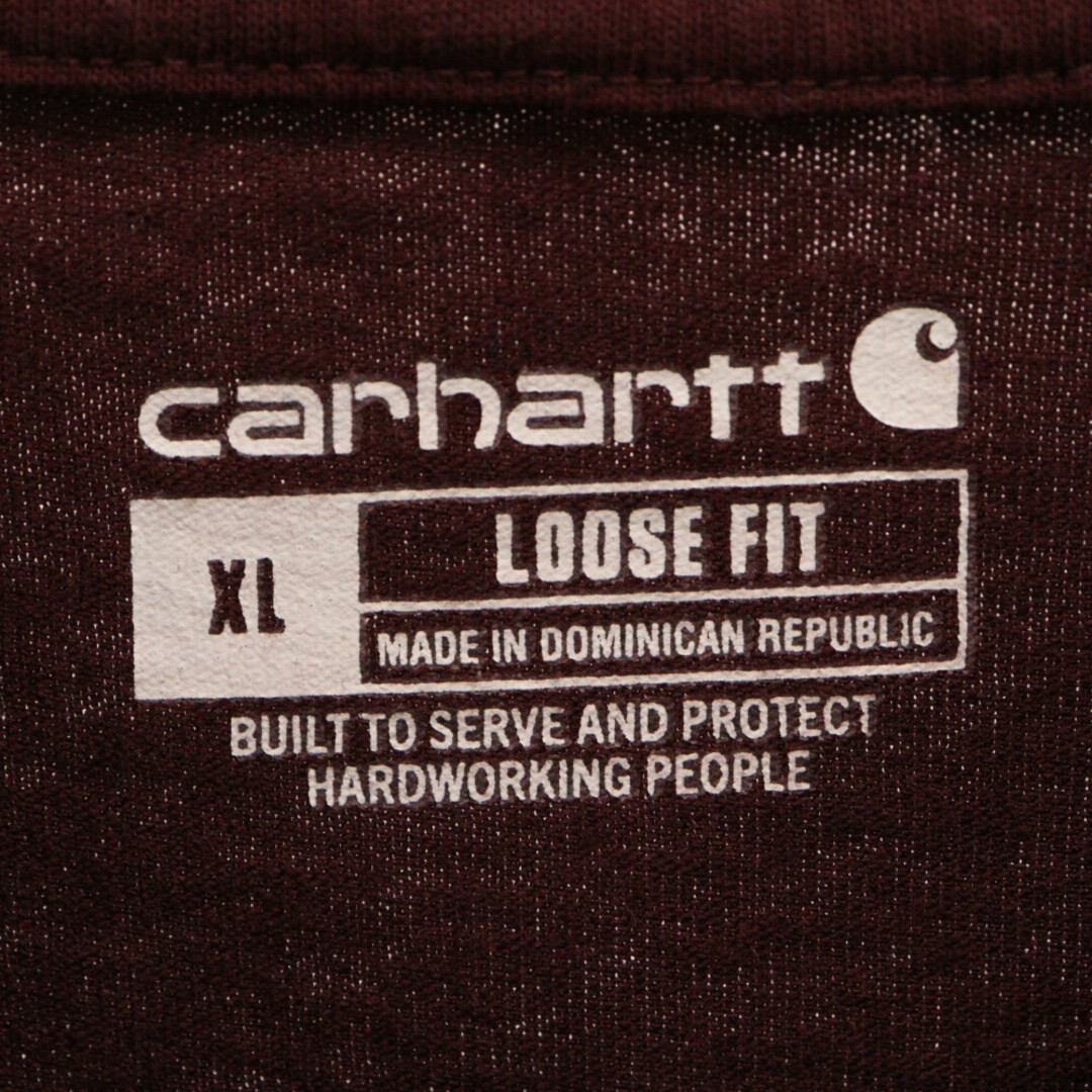 carhartt(カーハート)のCARHARTT カーハート Loose Fit Heavyweight Short-Sleeve Pocket T-Shirt ルーズフィット ヘビーウェイト ポケット半袖Tシャツ カットソー レッド メンズのトップス(Tシャツ/カットソー(半袖/袖なし))の商品写真