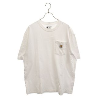 カーハート(carhartt)のCARHARTT カーハート Loose Fit Heavyweight Short-Sleeve Pocket T-Shirt ルーズフィット ヘビーウェイト ポケット半袖Tシャツ カットソー ホワイト(Tシャツ/カットソー(半袖/袖なし))