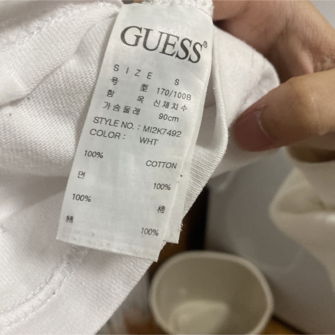 GUESS(ゲス)のGUESS GENERATIONS Tシャツ S 白 メンズのトップス(Tシャツ/カットソー(半袖/袖なし))の商品写真