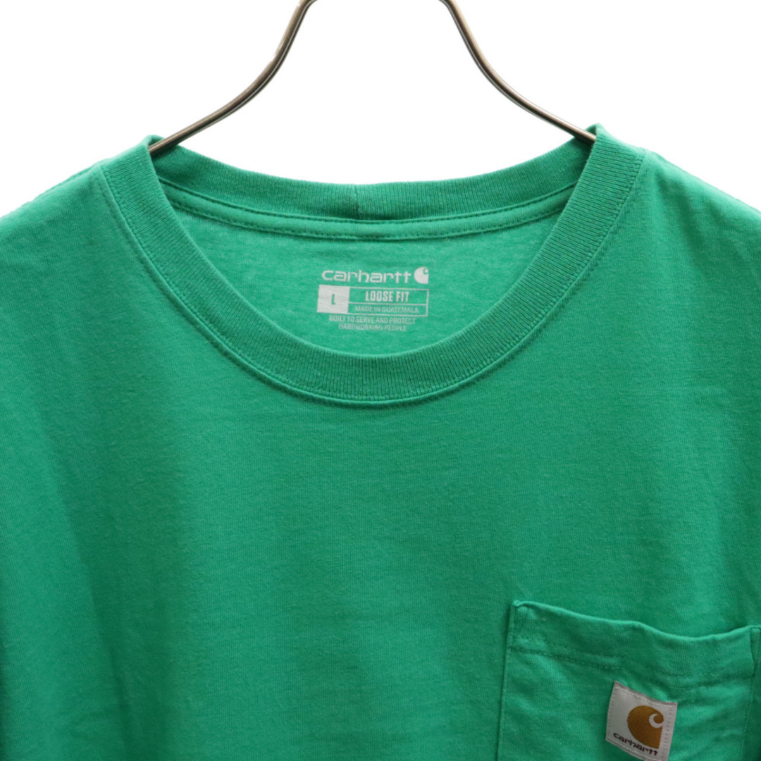 carhartt(カーハート)のCARHARTT カーハート Loose Fit Heavyweight Short-Sleeve Pocket T-Shirt ルーズフィット ヘビーウェイト ポケット半袖Tシャツ カットソー グリーン メンズのトップス(Tシャツ/カットソー(半袖/袖なし))の商品写真
