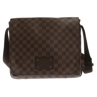 ルイヴィトン(LOUIS VUITTON)のLOUIS VUITTON ルイヴィトン ブルックリンMM_ダミエ・エベヌ ショルダーバッグ ブラウン N51211(ショルダーバッグ)