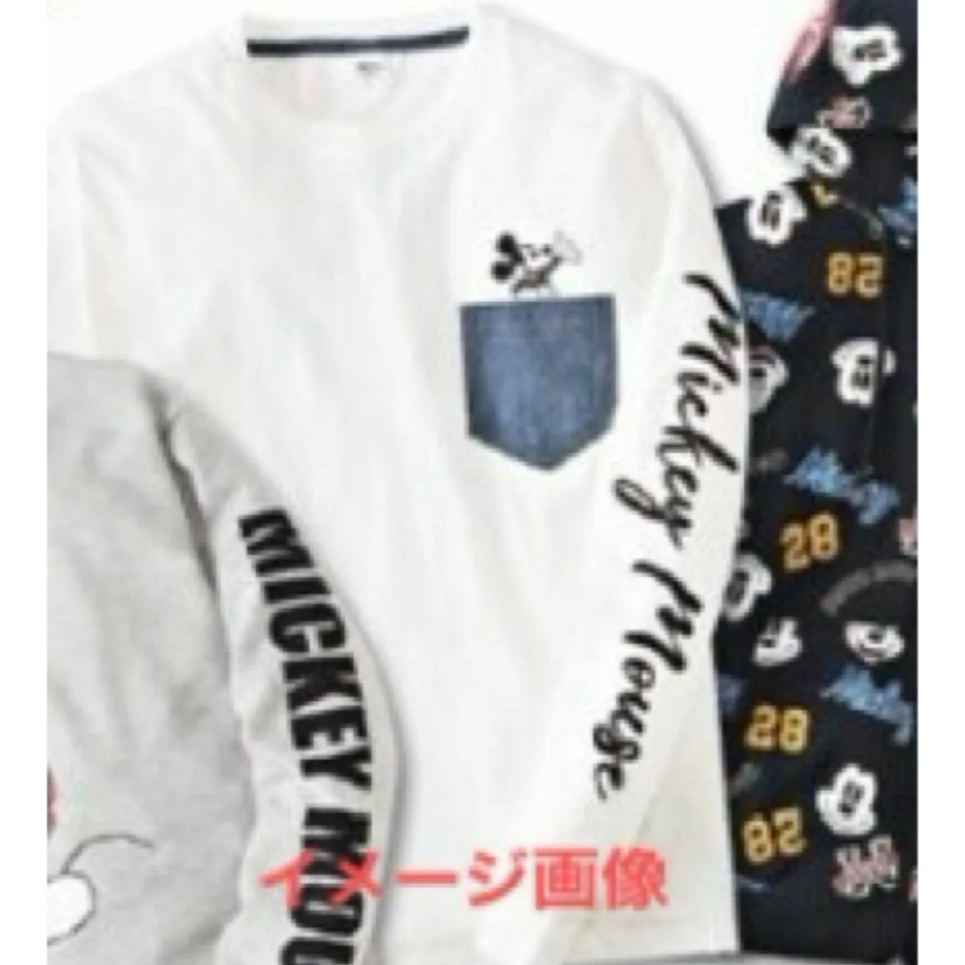 ミッキー  ディズニー　メンズ　長袖 メンズのトップス(Tシャツ/カットソー(七分/長袖))の商品写真