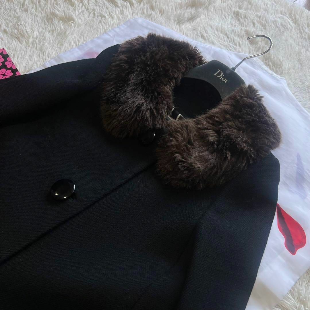 kate spade NEW YORK - 【美品】kate spade ロングコート ファー kate spade NEW YORK - 【美品】kate spade ロングコート ファー