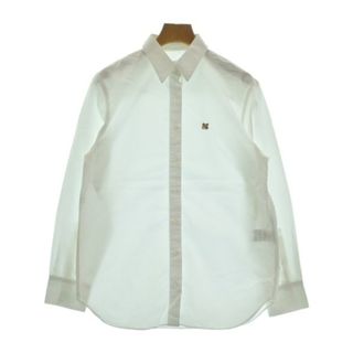 MAISON KITSUNE メゾンキツネ カジュアルシャツ 34(XS位) 白 【古着】【中古】(シャツ/ブラウス(長袖/七分))