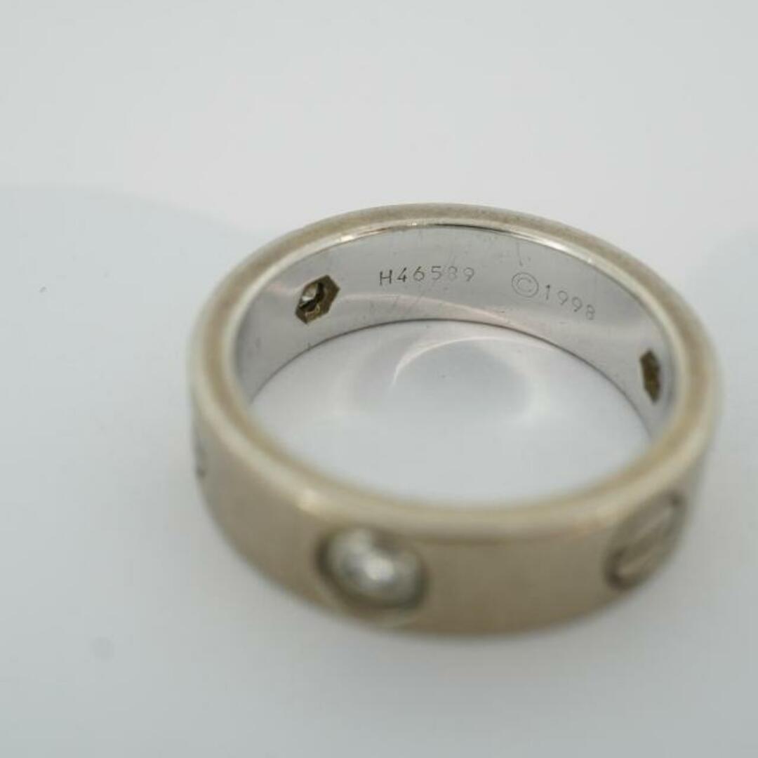 Cartier(カルティエ)の【4jib041】カルティエ リング/ラブ/3PD/ダイヤモンド/K18WG ホワイトゴールド 【中古】 レディース レディースのアクセサリー(リング(指輪))の商品写真