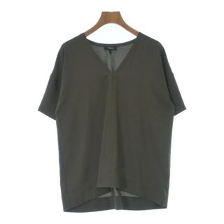 theory luxe セオリーリュクス ブラウス S カーキ 【古着】【中古】