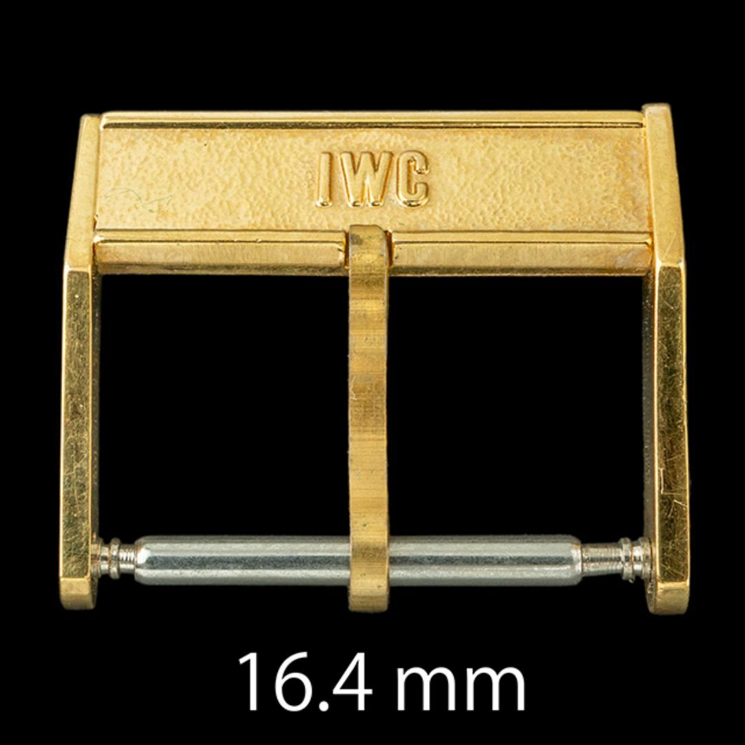 IWC - (827.5) 極レア ☆ IWC 純正 金メッキ 尾錠 16mm 1960sの IWC - (827.5) 極レア ☆ IWC 純正 金メッキ 尾錠 16mm 1960sの