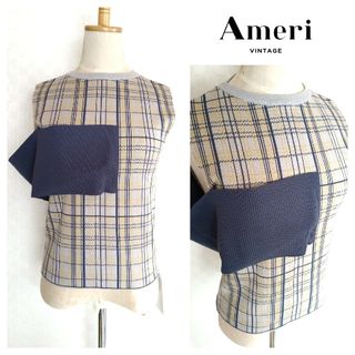 Ameri VINTAGE - 未使用【Ameri VINTAGE◆アメリヴィンテージ】チェックニットタンク