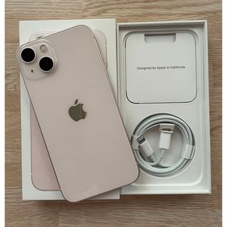 iPhone13 ピンク 128GB SIMフリー(100%)