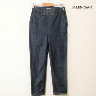 Balenciaga - 美品 バレンシアガ サイドジップ ストレッチ テーパード デニムパンツ ジーンズ