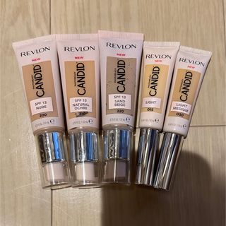 レブロン(REVLON)のレブロンフォトレディキャンディッドファンデーション　コンシーラー　５セット(ファンデーション)