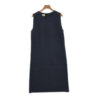 マルニ(Marni)のMARNI マルニ ワンピース 40(M位) 紺 【古着】【中古】(ひざ丈ワンピース)