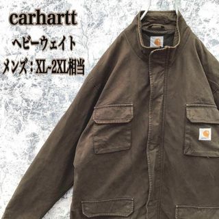 カーハート(carhartt)のK398 アメリカ古着カーハート肉厚コットンヘビーウェイトハンティングジャケット(その他)