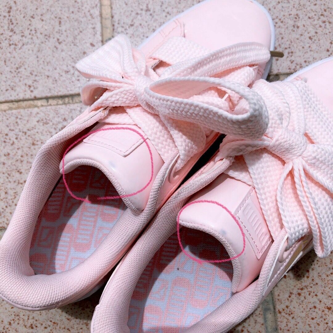 PUMA(プーマ)のPUMA♡BASKET HEART PATENT♡ピンク23cm♡リボン♡プーマ レディースの靴/シューズ(スニーカー)の商品写真