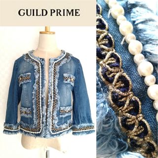 GUILD PRIME - 未使用【GUILD PRIME◆ギルドプライム】ドレッシーパールデニムジャケット