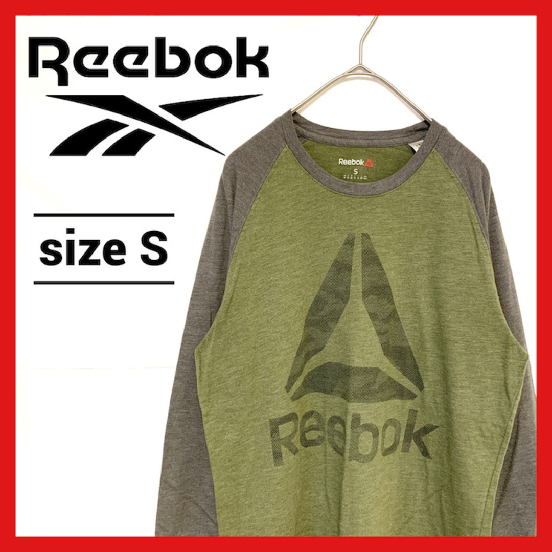 Reebok(リーボック)の90s 古着 リーボック ロンT ７部丈 トップス S  メンズのトップス(Tシャツ/カットソー(七分/長袖))の商品写真