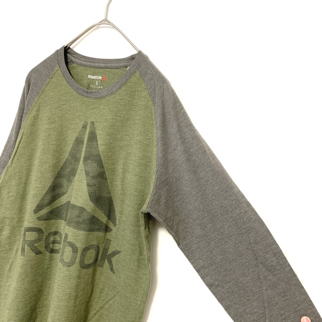 Reebok(リーボック)の90s 古着 リーボック ロンT ７部丈 トップス S  メンズのトップス(Tシャツ/カットソー(七分/長袖))の商品写真