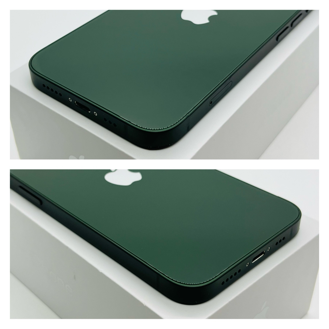 iPhone(アイフォーン)のB 新品電池　iPhone 13 グリーン 256 GB SIMフリー　本体 スマホ/家電/カメラのスマートフォン/携帯電話(スマートフォン本体)の商品写真