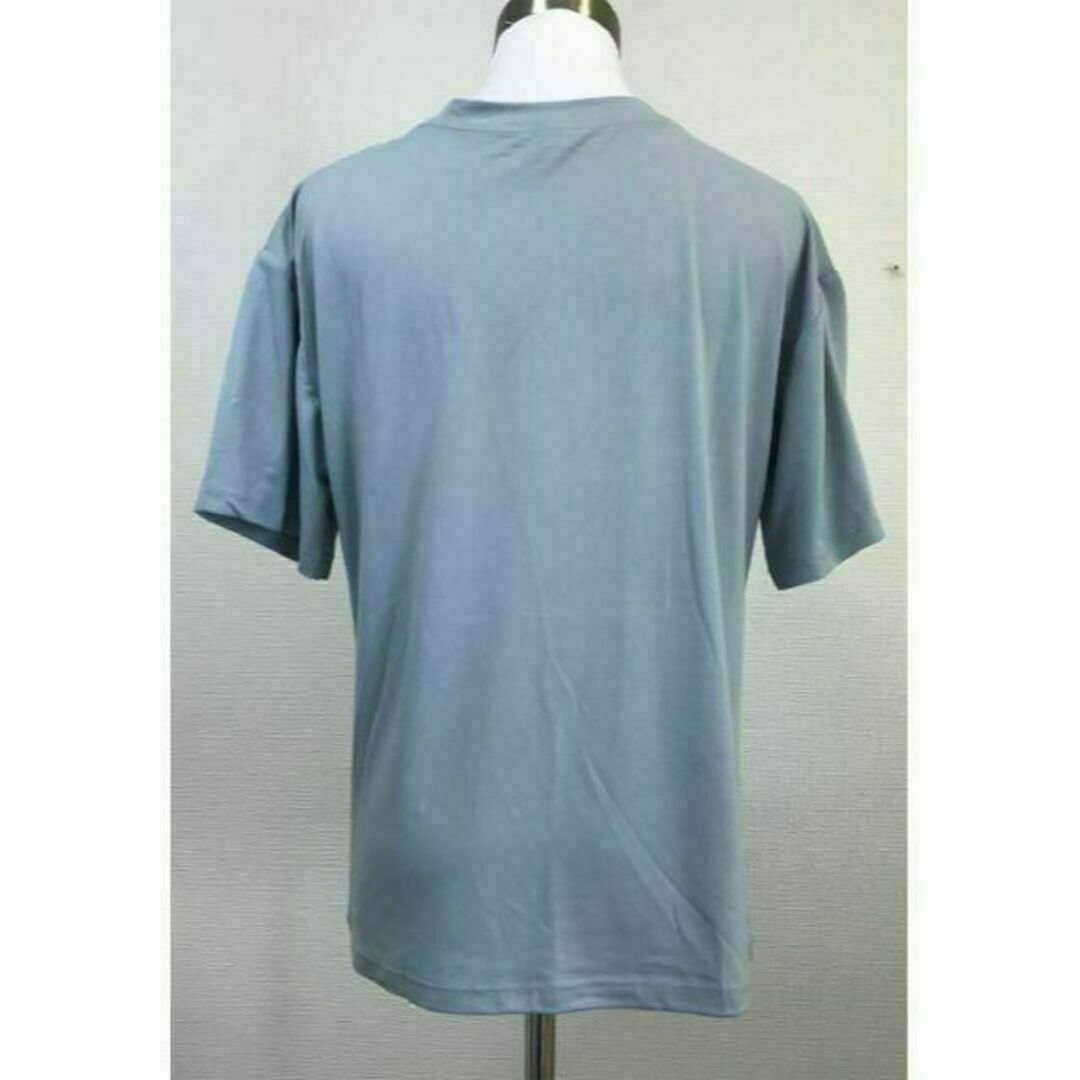 レディース カットソー 半袖 ブルー オルチャン 韓国 レディースのトップス(Tシャツ(半袖/袖なし))の商品写真