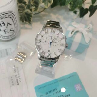 Tiffany & Co. - ティファニー　アトラスドーム　クロノグラフウォッチ　クォーツ腕時計