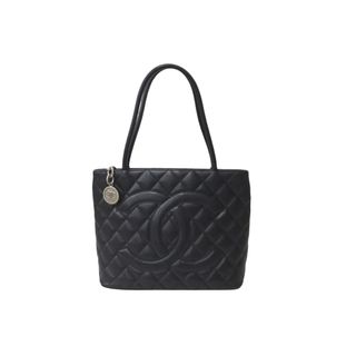 シャネル(CHANEL)の極美品 CHANEL シャネル ハンドバッグ 復刻トート キャビアスキン マトラッセ ココマーク 9番台 シルバー金具 中古 63892(トートバッグ)