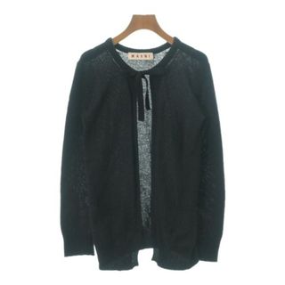 マルニ(Marni)のMARNI マルニ カーディガン 36(XS位) 黒 【古着】【中古】(カーディガン)