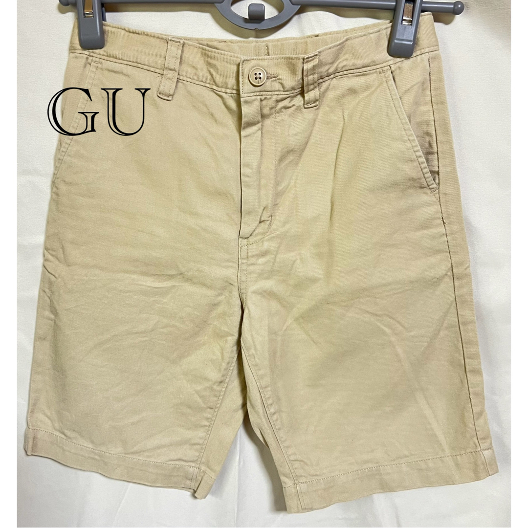 GU(ジーユー)のGU ハーフパンツ キッズ/ベビー/マタニティのキッズ服男の子用(90cm~)(パンツ/スパッツ)の商品写真