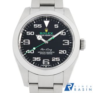 ロレックス(ROLEX)のロレックス エアキング 116900 ブラック ランダム番 メンズ 中古 腕時計(腕時計(アナログ))