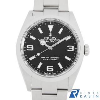 ロレックス(ROLEX)のロレックス エクスプローラーI 124270 ブラック ランダム番 メンズ 中古 腕時計(腕時計(アナログ))